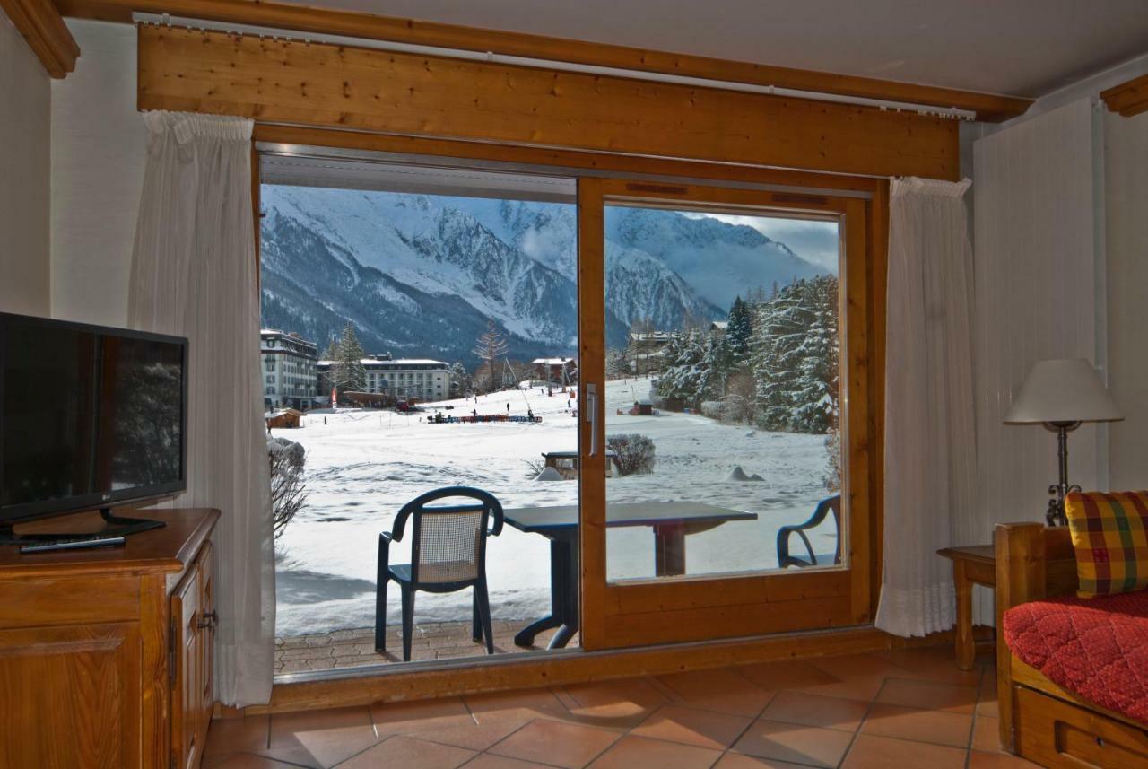 Front Ski Slope Chamonix Apartment Exteriör bild