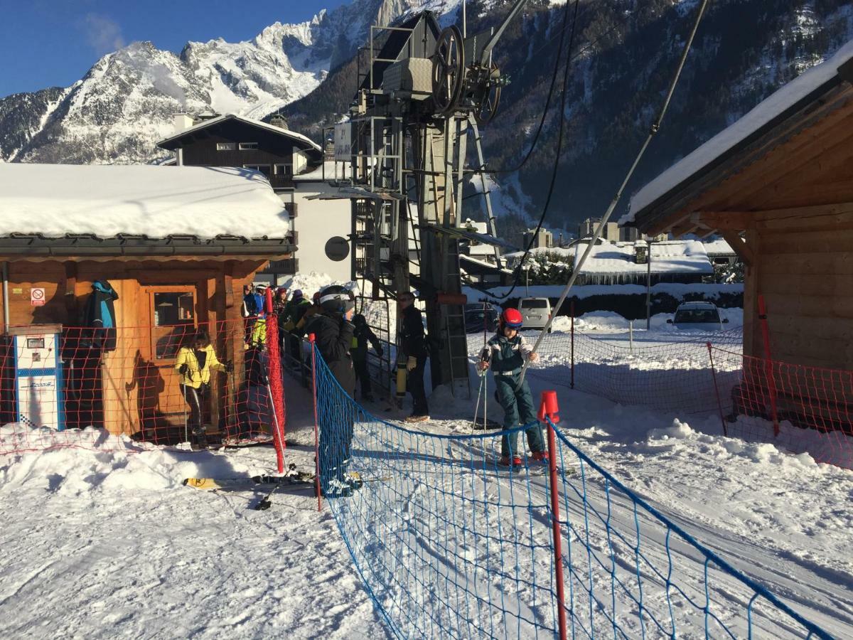 Front Ski Slope Chamonix Apartment Exteriör bild
