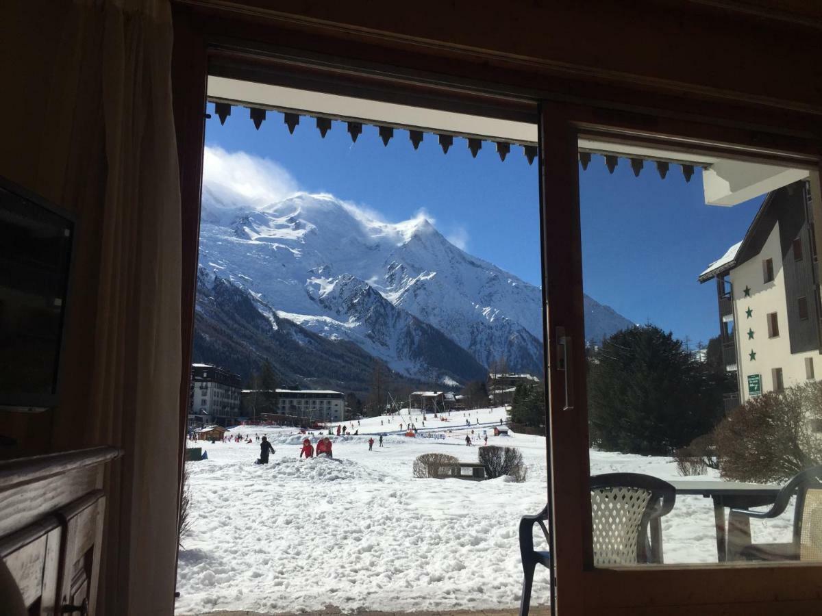 Front Ski Slope Chamonix Apartment Exteriör bild