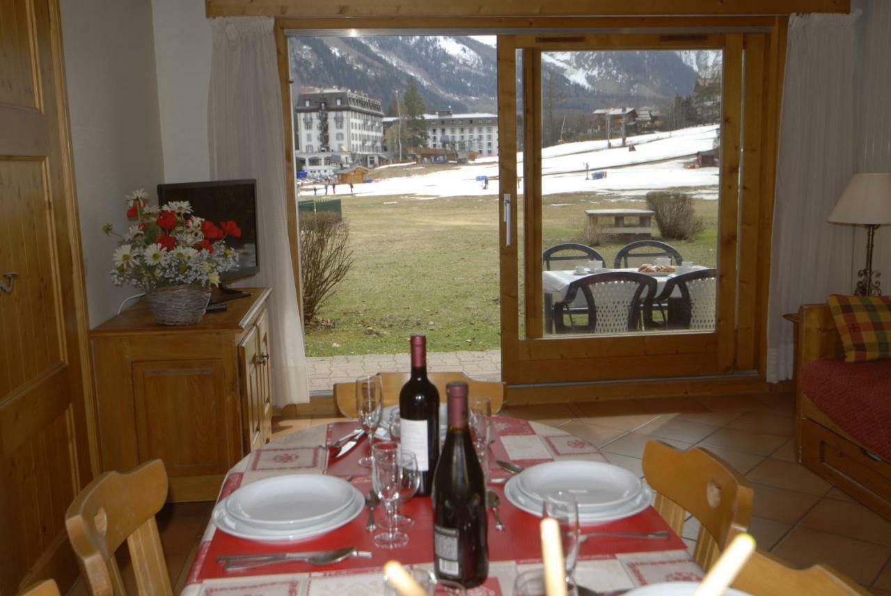 Front Ski Slope Chamonix Apartment Exteriör bild