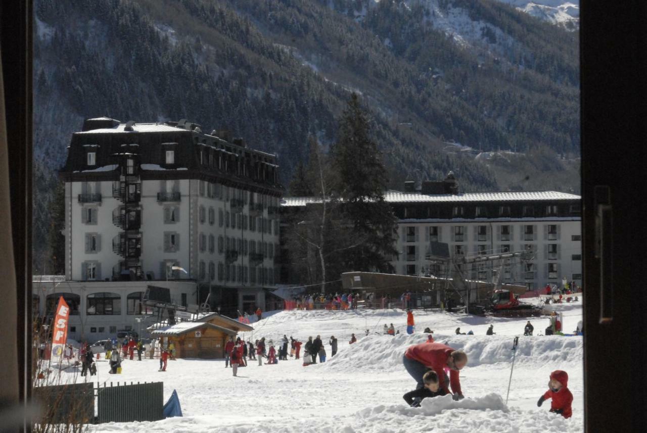 Front Ski Slope Chamonix Apartment Exteriör bild