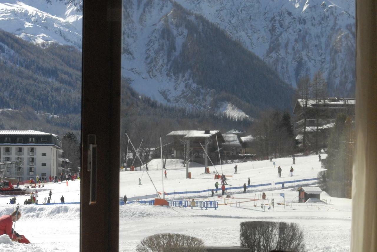 Front Ski Slope Chamonix Apartment Exteriör bild